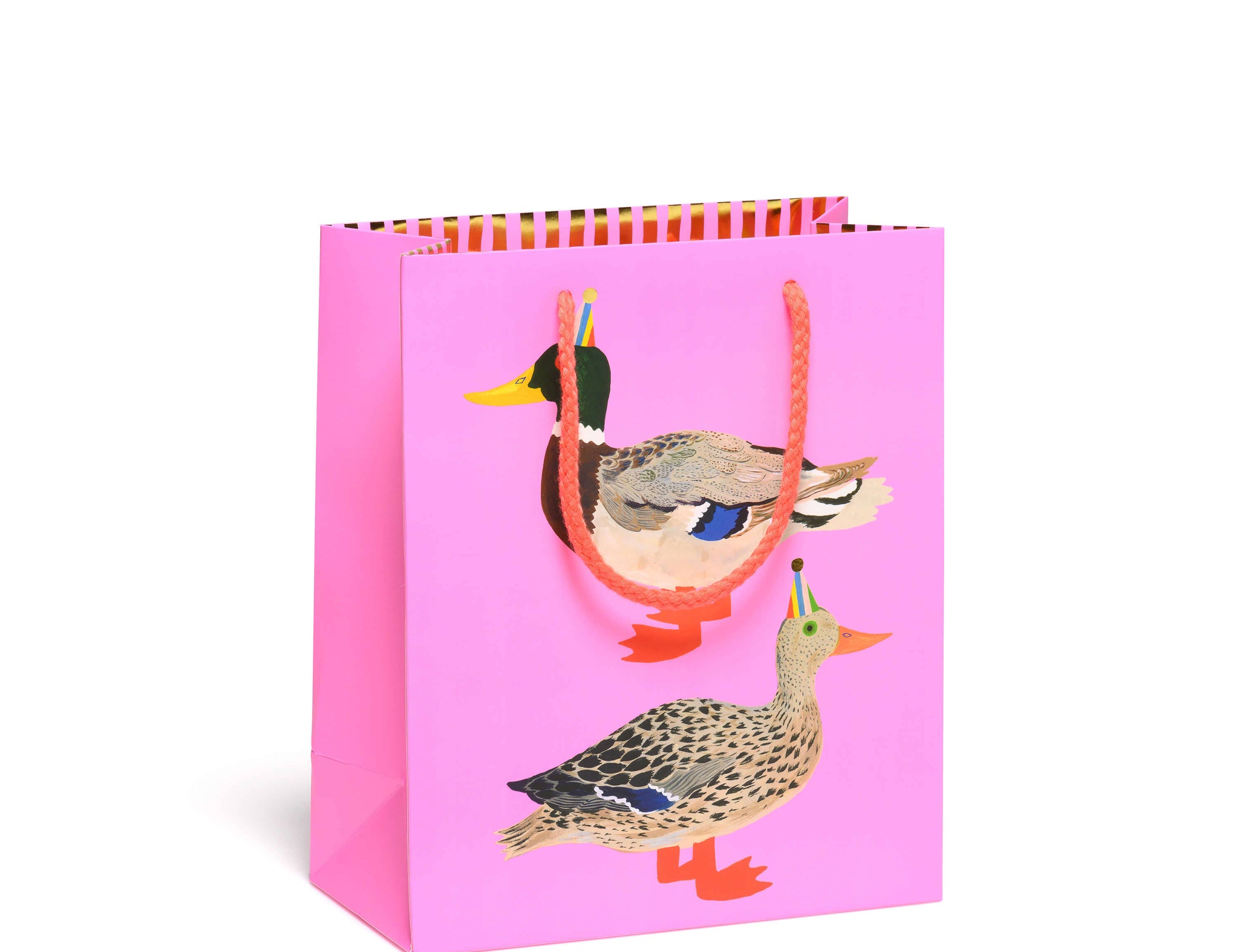 Red Cap Cards - Quacky Birthday medium gift bag