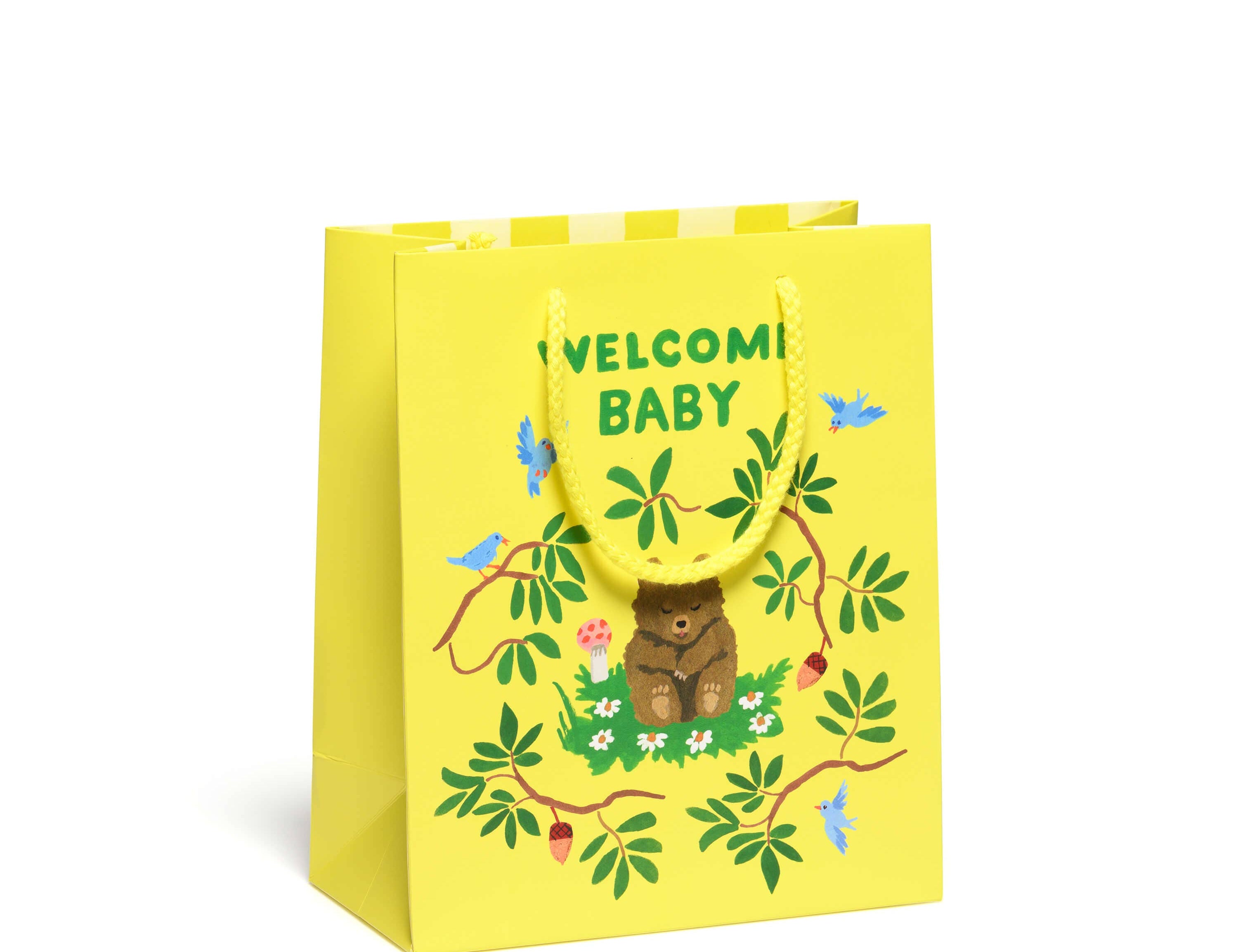 Red Cap Cards - Baby Cub medium gift bag