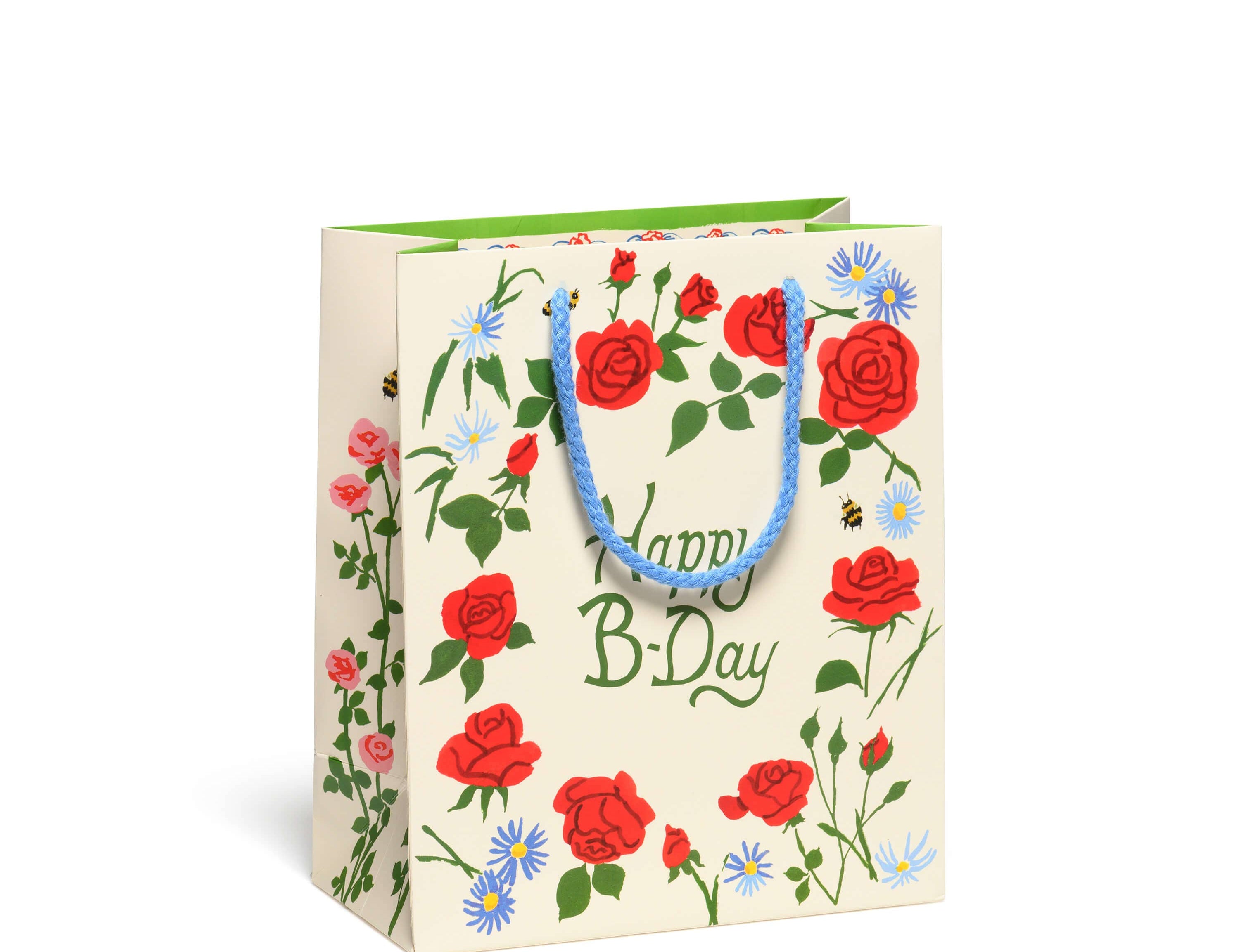 Red Cap Cards - Blooming Roses medium gift bag