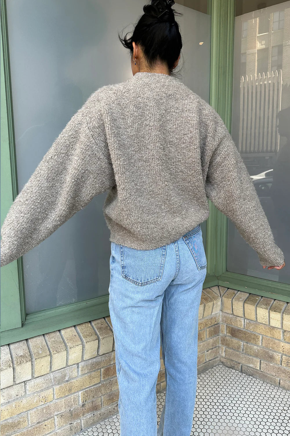 ELISE SWEATER | SMOKE - LE BON SHOPPE