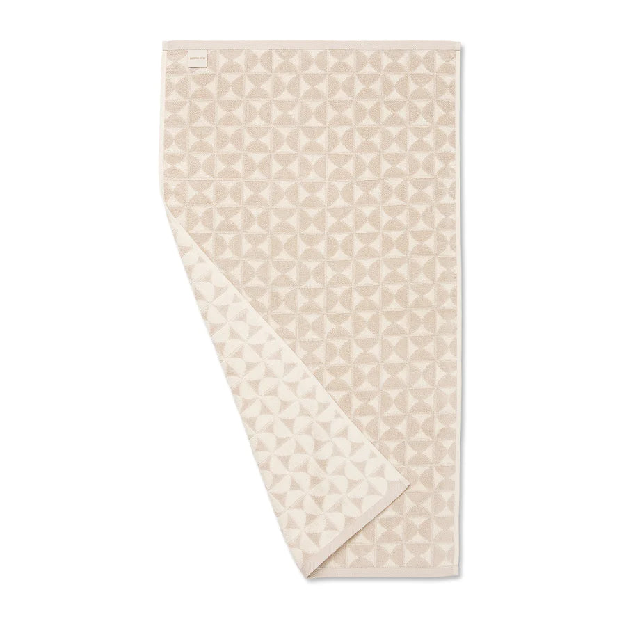 TERRY HAND TOWELS - HARPER TOWEL - TOASTED ALMOND | HOUSE 23