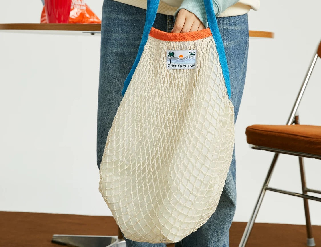 OADB MESH TOTE BAG - LARGE- MINIEGG GOODS
