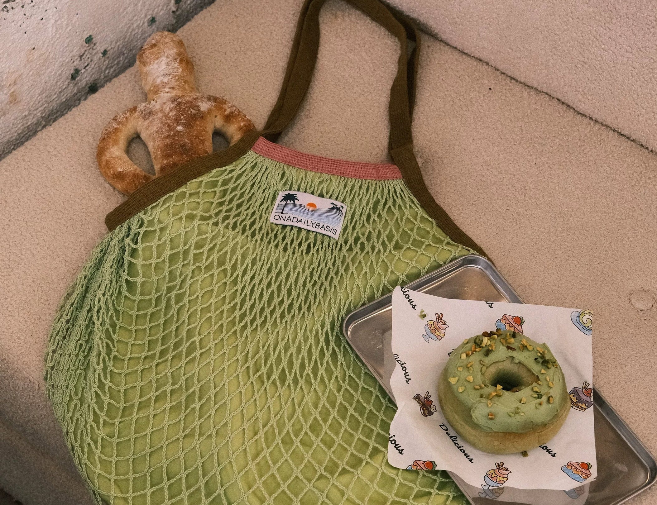 OADB MESH TOTE BAG - LARGE- MINIEGG GOODS