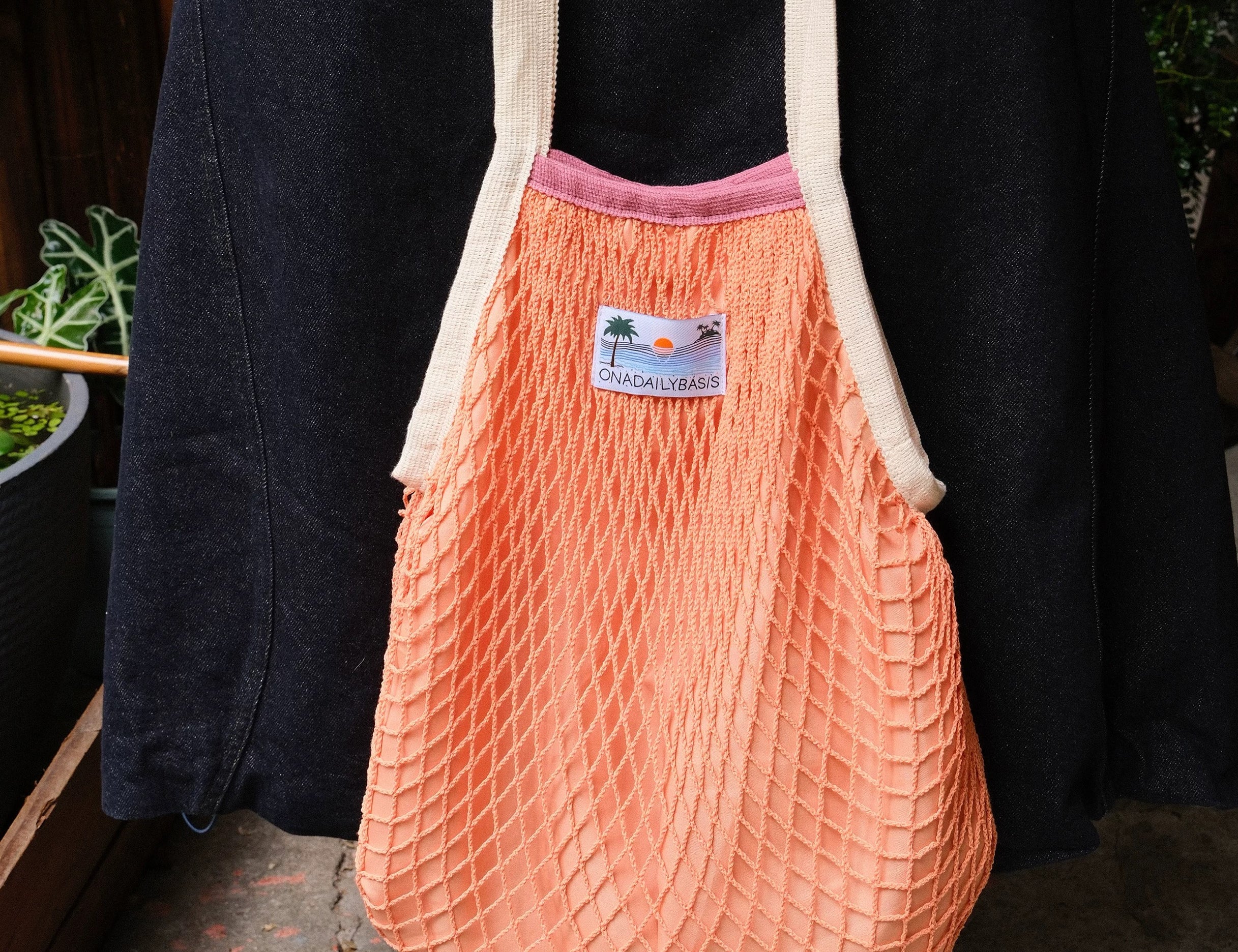 OADB MESH TOTE BAG - LARGE- MINIEGG GOODS