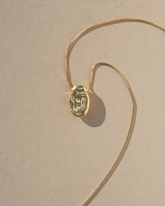 SCARAB NECKLACE | GOLD VERMEIL / 16" - MOUNTAINSIDE JEWELRY