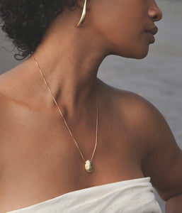 SCARAB NECKLACE | GOLD VERMEIL / 16" - MOUNTAINSIDE JEWELRY