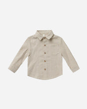 Load image into Gallery viewer, COLLARED LONG SLEEVE SHIRT | BRASS - RYLEE+CRU
