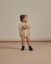 Load image into Gallery viewer, LONG SLEEVE BUBBLE ROMPER | GOLD GARDENS - RYLEE+CRU
