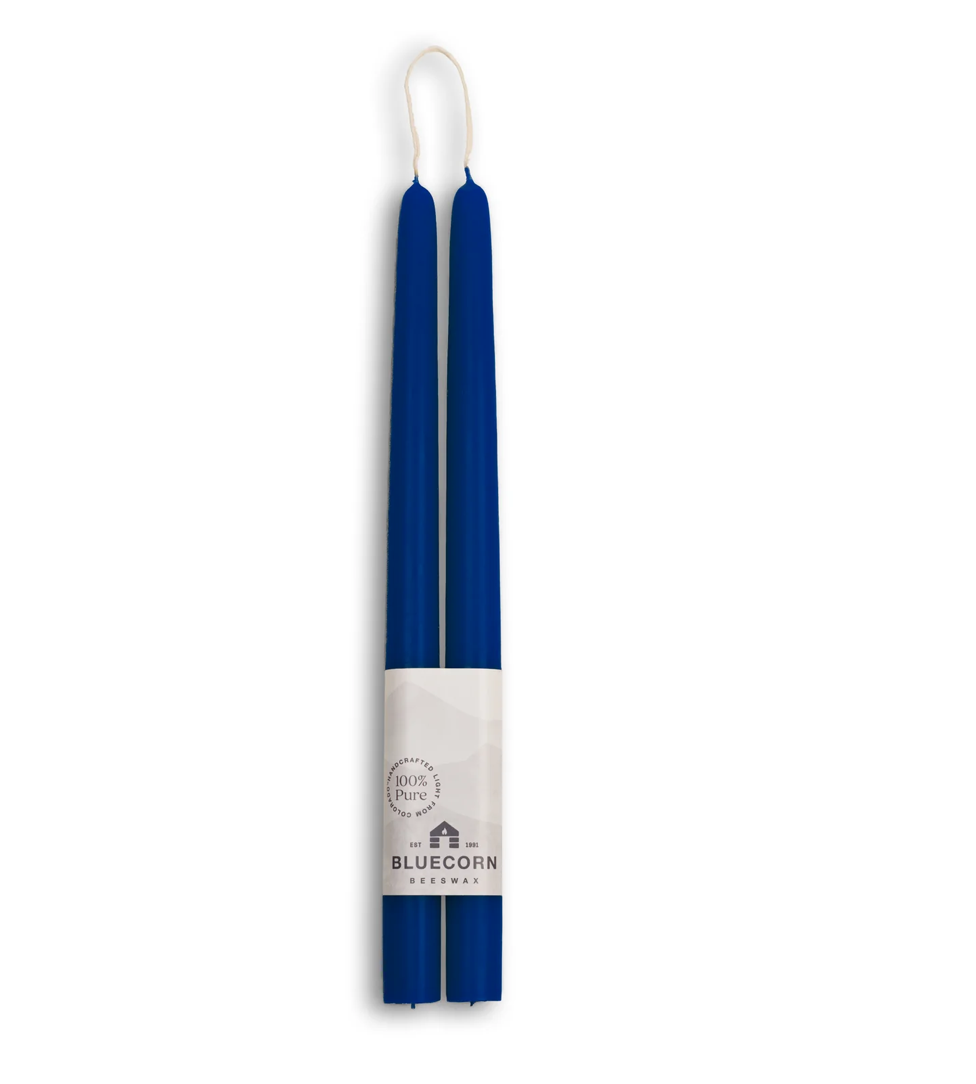 Bluecorn Hand-Dipped Beeswax Taper Candles - Thumbnail 5