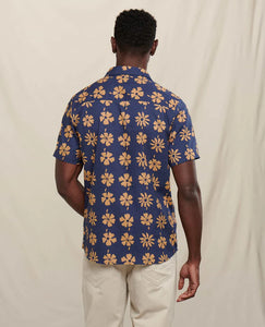 FLETCH SS SHIRT | TRUE NAVY BLOCK PRINT - TOAD & CO.