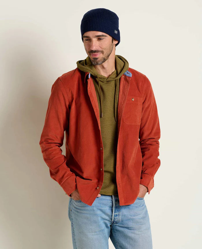 M'S SCOUTER CORD LS SHIRT | CINNAMON - TOAD & CO