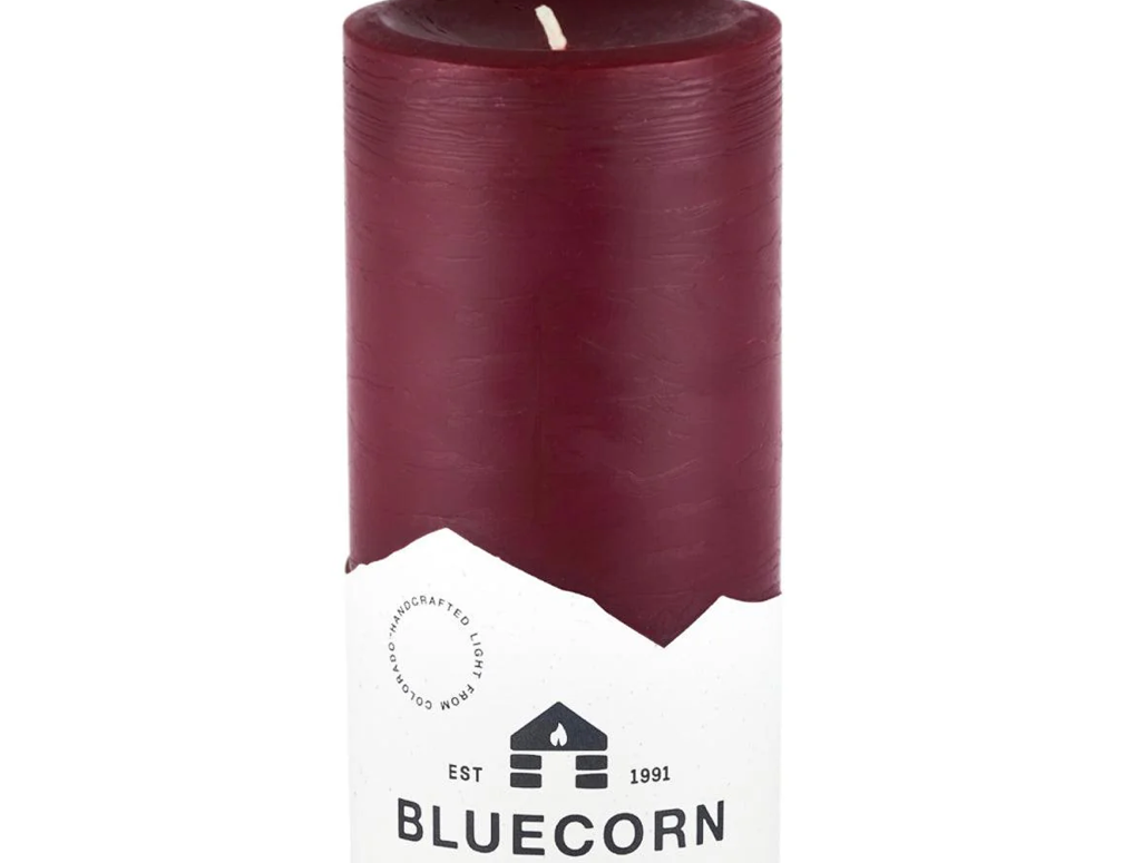 Bluecorn Hand-Dipped Beeswax Taper Candles - 8" | DUSK