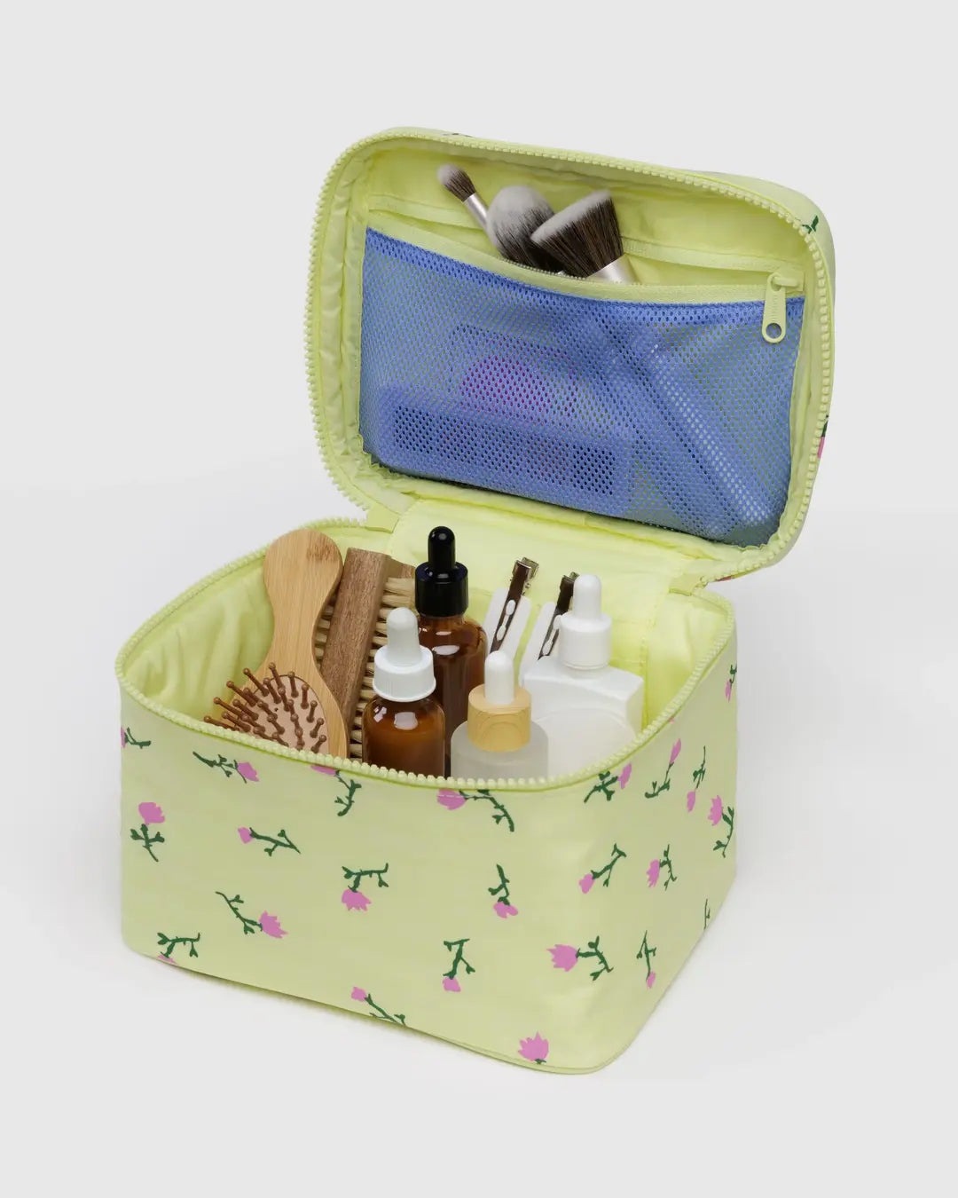 Large Cosmetic Case - Painted Wildflower - Thumbnail 3