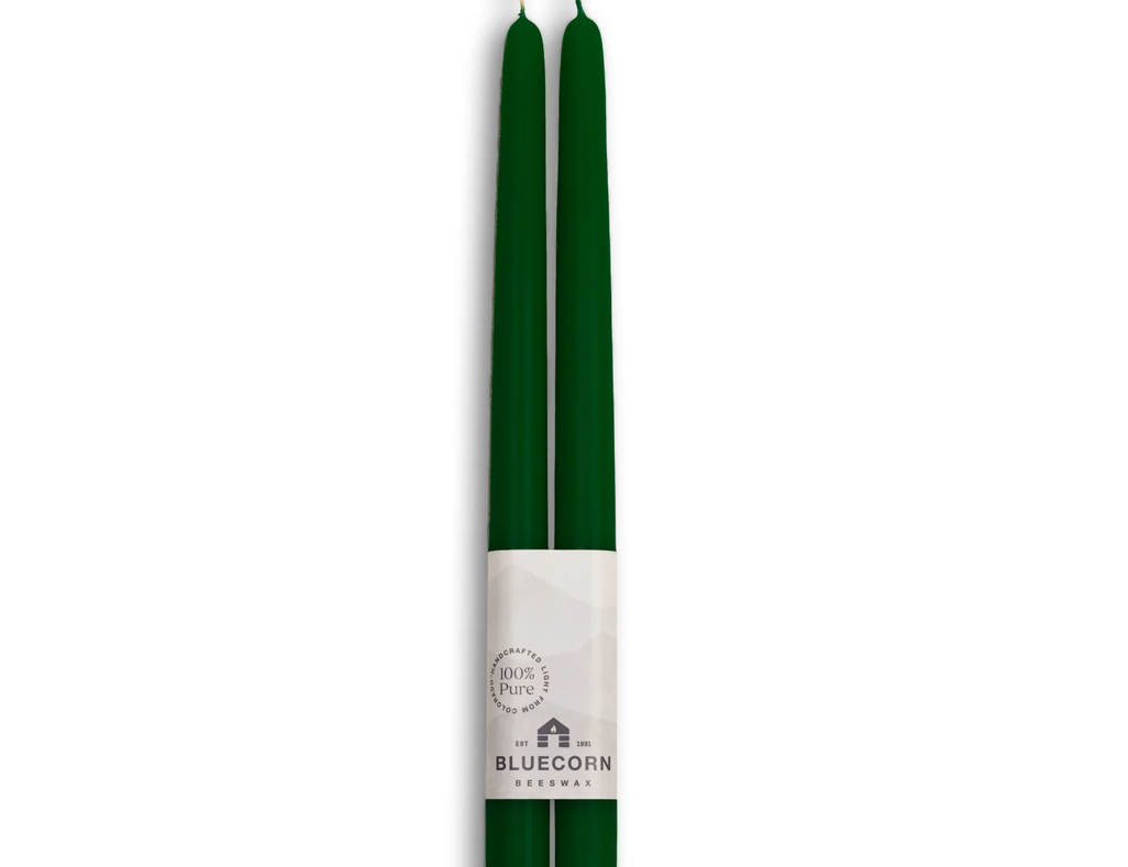 Hand-Dipped Beeswax Taper Candles - 8" | DUSK