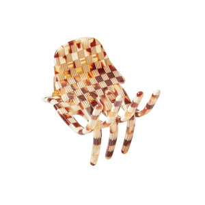 Mini Claw in Tortoise Checker - Machete