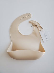 SILICONE BIB - SAND