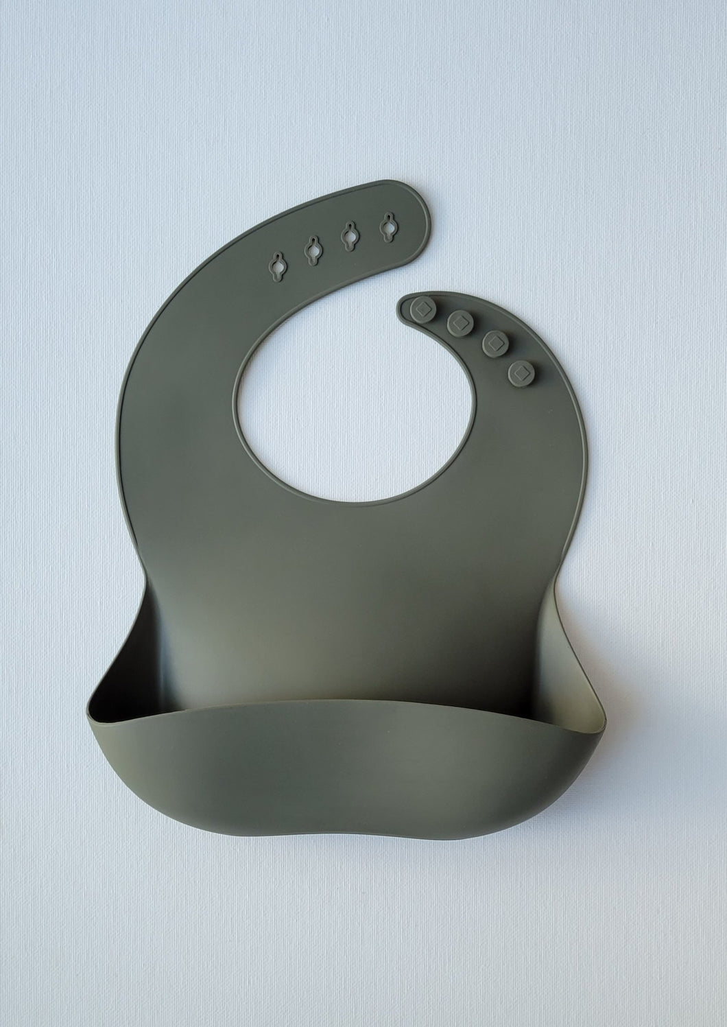 SILICONE BIB - FOREST GREEN