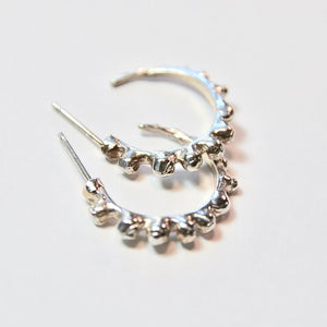 ANEMONE HOOPS | SILVER - MONICA SQUITIERI