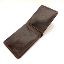 Load image into Gallery viewer, BROWN (RED STITCHING) WALLET - DUST AND GRIT

