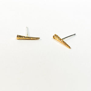 MINI CACTUS SPIKES | 14K YELLOW GOLD PLATE - MONICA SQUITIERI