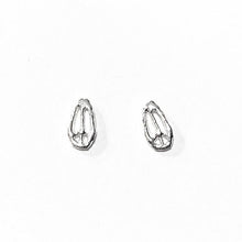 Load image into Gallery viewer, MINI PEACE DRIP EARRINGS | SILVER - MONICA SQUITIERI
