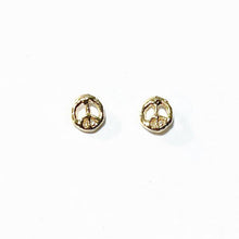 Load image into Gallery viewer, MINI PEACE MOON EARRINGS - MONICA SQUITIERI
