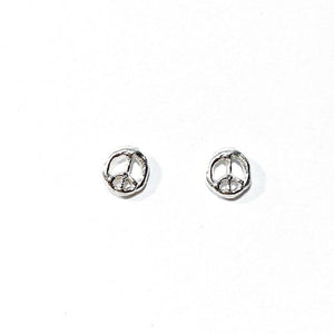 MINI PEACE MOON EARRINGS - MONICA SQUITIERI