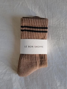 BOYFRIEND SOCKS | COCOA - LE BON SHOPPE