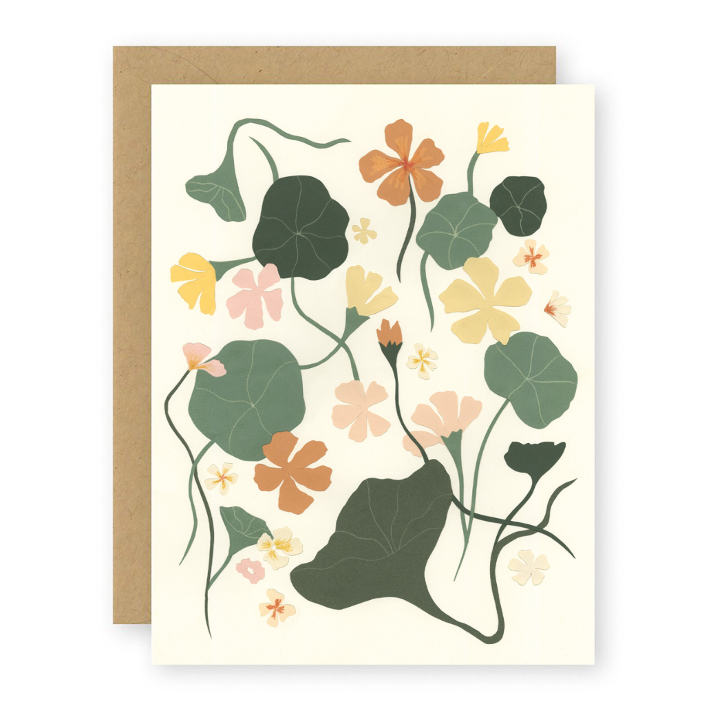 NASTURTIUMS CARD - ELANA GABRIELLE