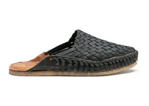 WOVEN CITY SLIPPER / IRON-DYED LEATHER | MEN'S - MOHINDERS