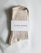 Load image into Gallery viewer, HER SOCKS (MC COTTON) | PORCELAIN - LE BON SHOPPE
