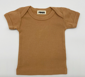 BASIC SHIRT SLEEVE LAP TEE - ROUX