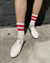 Load image into Gallery viewer, HER VARSITY SOCKS  | RED - LE BON SHOPPE
