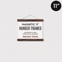 Load image into Gallery viewer, 11&quot; HANGER FRAME | WALNUT STAIN
