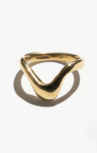 HIGH TIDE RING | BRASS - MONEH BRISEL JEWLRY