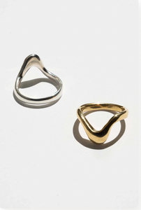 HIGH TIDE RING | SILVER - MONEH BRISEL JEWLRY