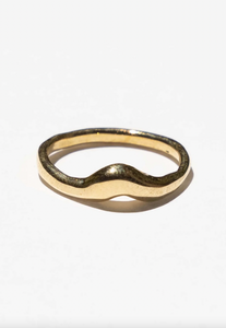 LOW TIDE RING | BRASS - MONEH BRISEL JEWLRY