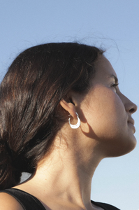OCEAN HOOPS  | SILVER - MONEH BRISEL JEWELRY