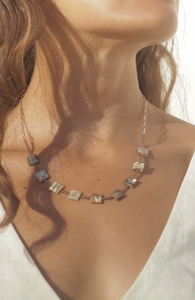 ABALONE NECKLACE | 19'' - MONEH BRISEL JEWELRY