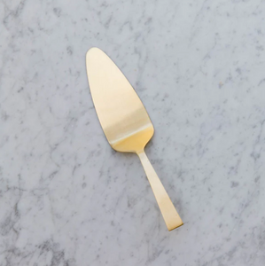 BRASS CAKE SERVER - HUMBLE & GRAND