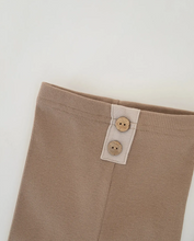 Load image into Gallery viewer, MINI RIBBED LEGGINGS | PUTTY
