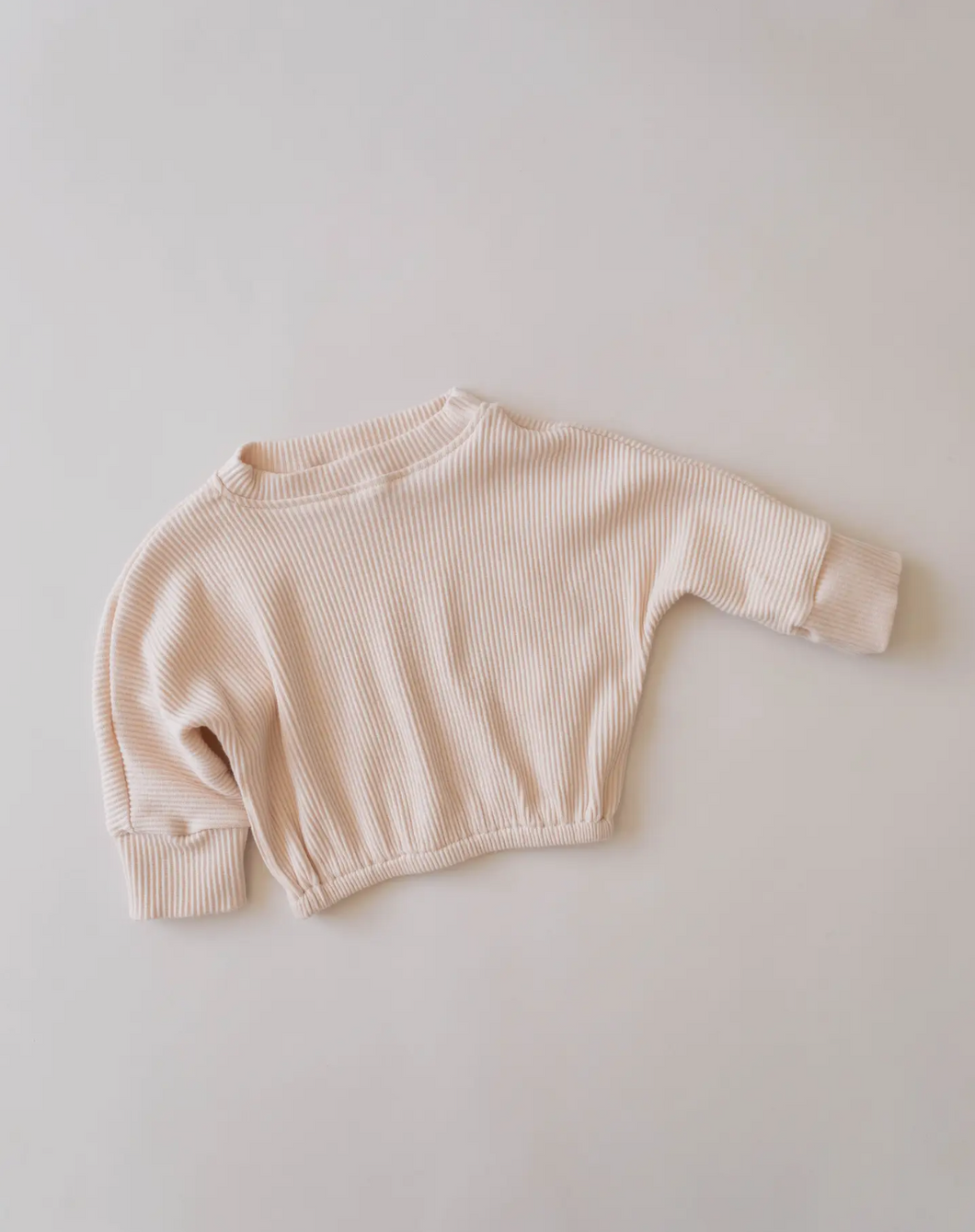RIBBED BUBBLE TOP | BUTTER