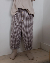 Load image into Gallery viewer, GINGHAM PANTS | COCOA
