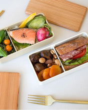 Load image into Gallery viewer, WOODEN-LID LUNCH BOX | WHITE - LOIS
