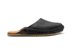 SOLID SLIDE | IRON DYED LEATHER - WOMENS- MOHINDERS