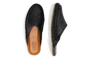 SOLID SLIDE | IRON DYED LEATHER - WOMENS- MOHINDERS