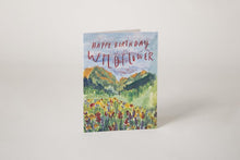 Load image into Gallery viewer, HAPPY BIRTHDAY WILDFLOWER PAINTED CARD - LITTLE SALT WAGON
