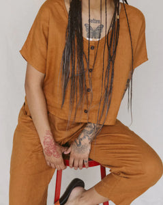 CROP TOP / RUST - TIGEROWL