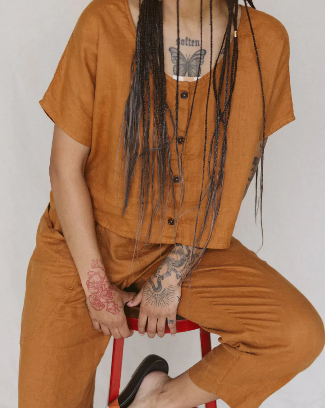 CROP TOP / RUST - TIGEROWL